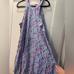 Lilly Pulitzer Blue and Pink Patterned Dress